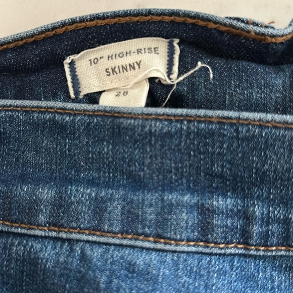 MADEWELL 10” High-Rise skinny size 28 - Picture 7 of 8